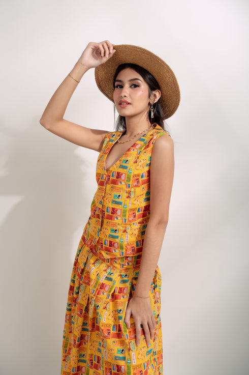 EMGEE by Get Spotted: Cecilia Vest in Batang 90s Fabric